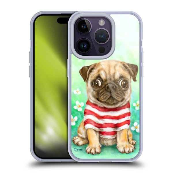 Kayomi Harai Graphic Art Pug Soft Gel Case for Apple iPhone 14 Pro & MagSafe