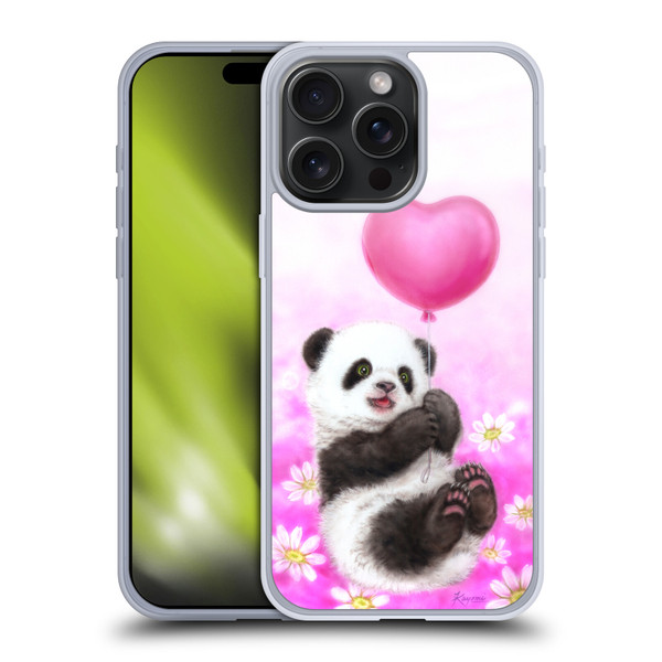 Kayomi Harai Graphic Art Panda Balloon Soft Gel Case for Apple iPhone 15 Pro Max