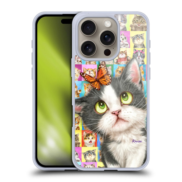 Kayomi Harai Graphic Art Cats Puzzle Soft Gel Case for Apple iPhone 16 Pro