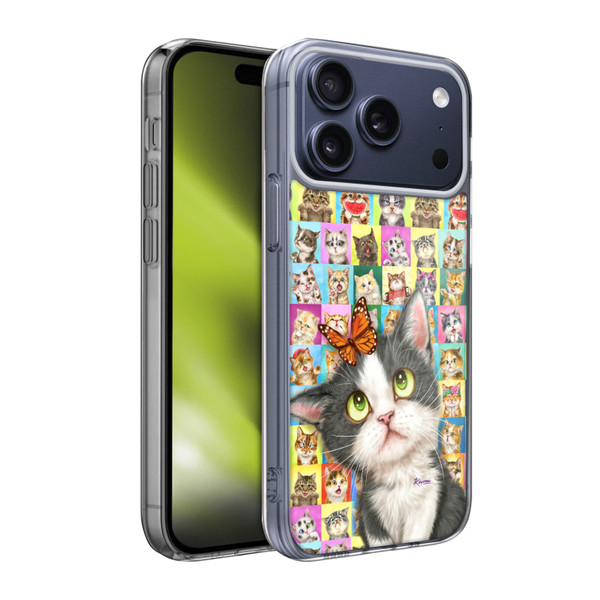 Kayomi Harai Graphic Art Cats Puzzle Soft Gel Case for Apple iPhone 17 Pro Max