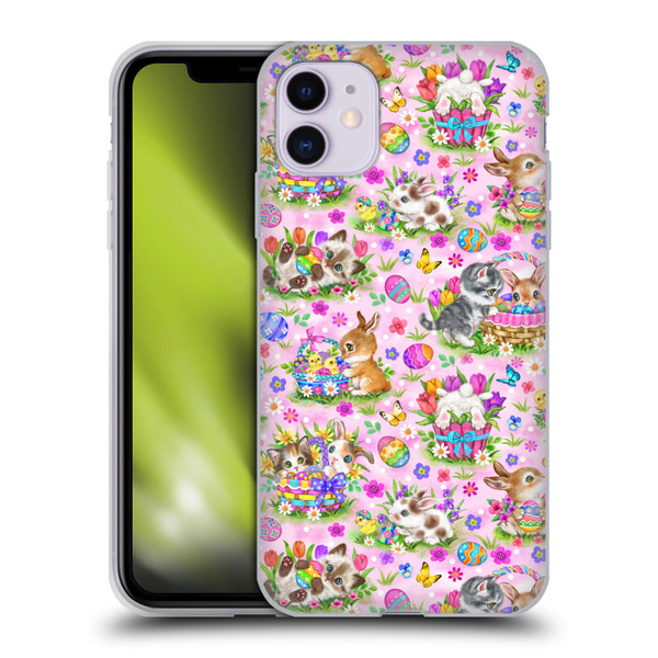 Kayomi Harai Magical Fantasy Easter Friends Pattern Soft Gel Case for Apple iPhone 11