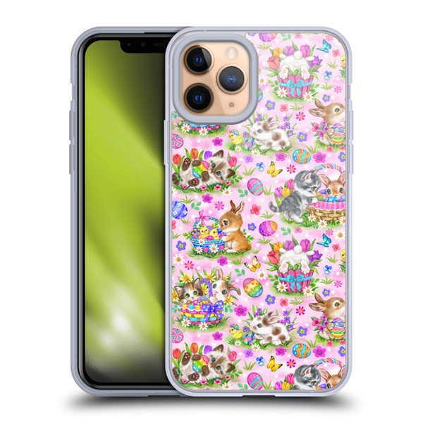 Kayomi Harai Magical Fantasy Easter Friends Pattern Soft Gel Case for Apple iPhone 11 Pro