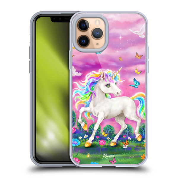 Kayomi Harai Magical Fantasy Unicorn And Butterflies Soft Gel Case for Apple iPhone 11 Pro