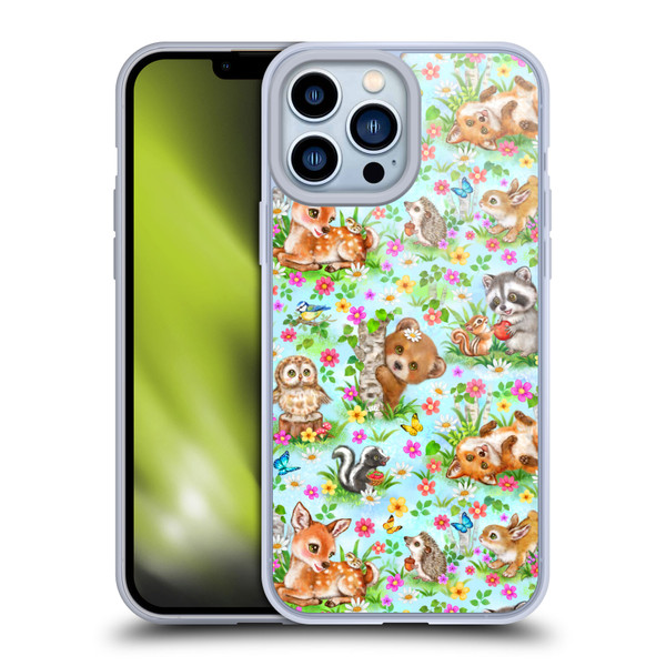 Kayomi Harai Magical Fantasy Woodland Spring Pattern Soft Gel Case for Apple iPhone 13 Pro Max & MagSafe
