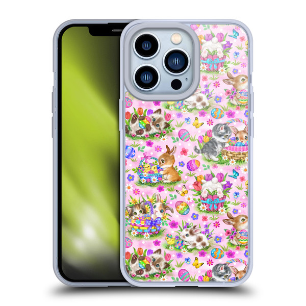 Kayomi Harai Magical Fantasy Easter Friends Pattern Soft Gel Case for Apple iPhone 13 Pro
