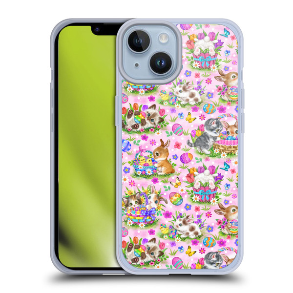 Kayomi Harai Magical Fantasy Easter Friends Pattern Soft Gel Case for Apple iPhone 14