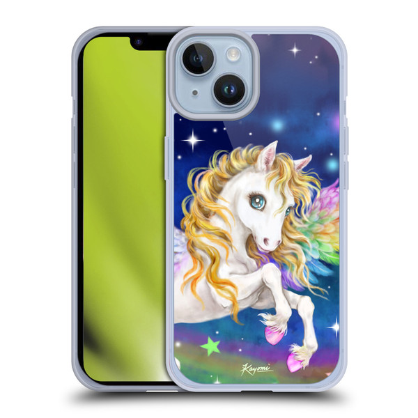 Kayomi Harai Magical Fantasy Rainbow Pegasus Soft Gel Case for Apple iPhone 14