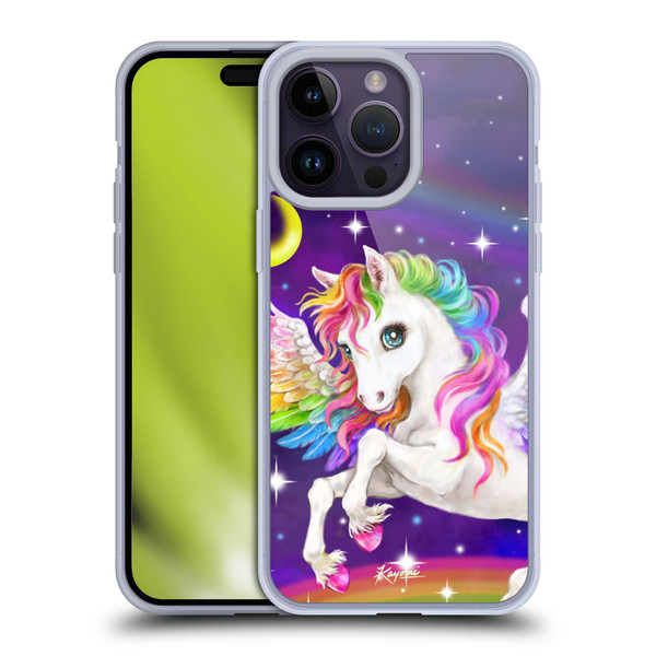 Kayomi Harai Magical Fantasy Rainbow Unicorn Soft Gel Case for Apple iPhone 14 Pro Max