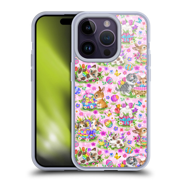 Kayomi Harai Magical Fantasy Easter Friends Pattern Soft Gel Case for Apple iPhone 14 Pro & MagSafe