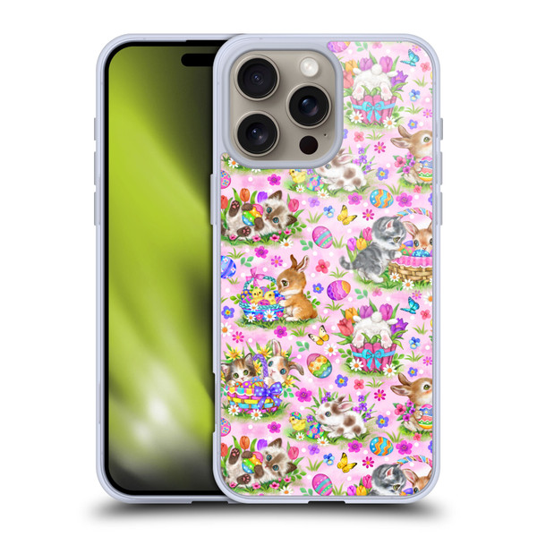 Kayomi Harai Magical Fantasy Easter Friends Pattern Soft Gel Case for Apple iPhone 16 Pro Max & MagSafe