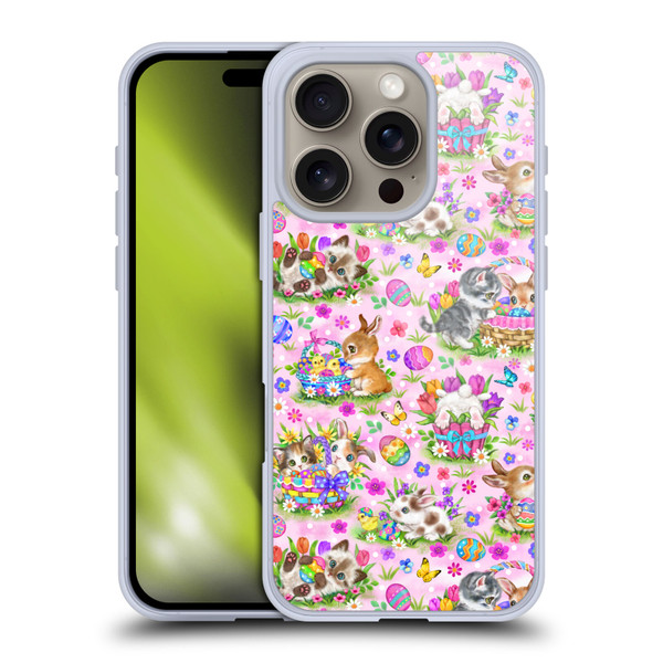 Kayomi Harai Magical Fantasy Easter Friends Pattern Soft Gel Case for Apple iPhone 16 Pro