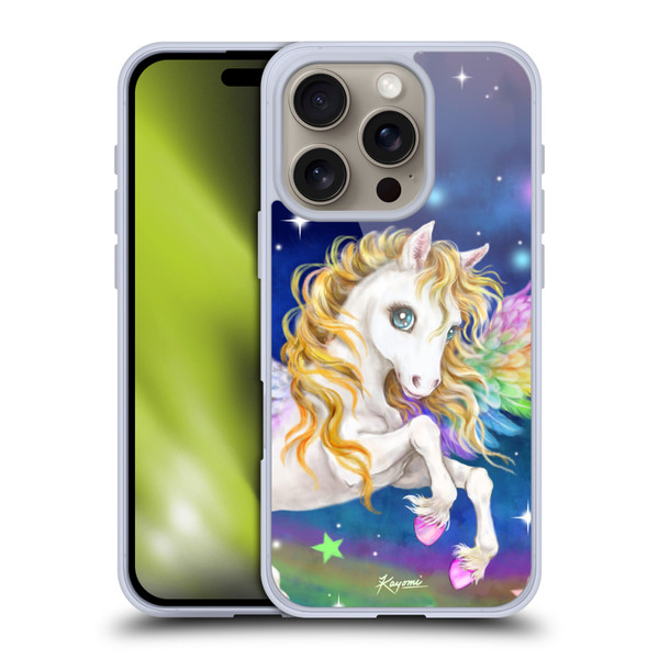 Kayomi Harai Magical Fantasy Rainbow Pegasus Soft Gel Case for Apple iPhone 16 Pro