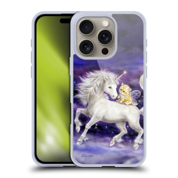 Kayomi Harai Magical Fantasy Unicorn And Kitten Soft Gel Case for Apple iPhone 16 Pro