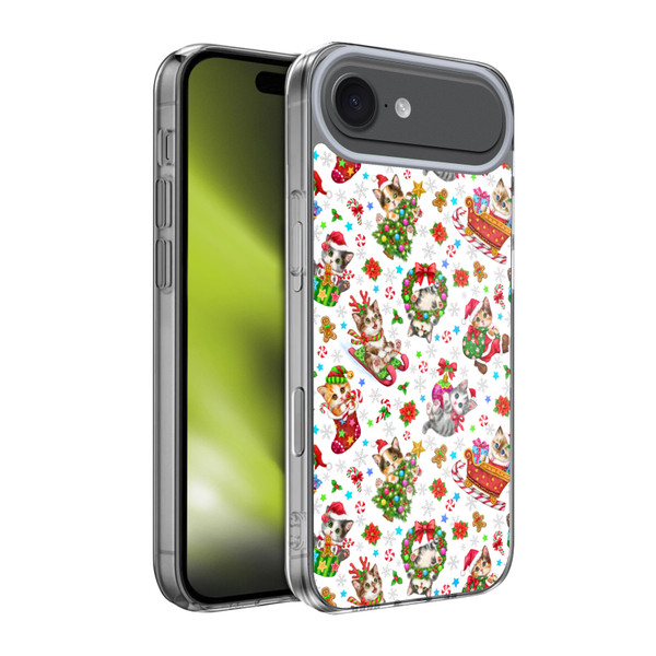 Kayomi Harai Magical Fantasy Christmas Kittens Pattern Soft Gel Case for Apple iPhone 17 Air