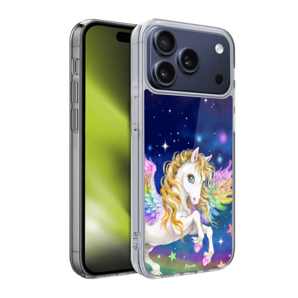 Kayomi Harai Magical Fantasy Rainbow Pegasus Soft Gel Case for Apple iPhone 17 Pro