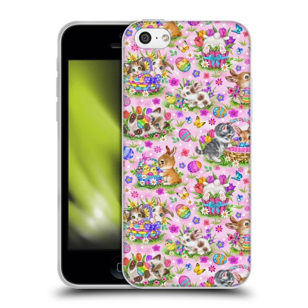 Kayomi Harai Magical Fantasy Easter Friends Pattern Soft Gel Case for Apple iPhone 5c