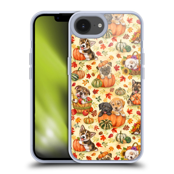 Kayomi Harai Magical Fantasy Harvest Puppies Pattern Soft Gel Case for Apple iPhone 16e