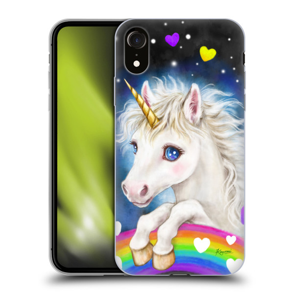 Kayomi Harai Magical Fantasy Lovely Unicorn Soft Gel Case for Apple iPhone XR