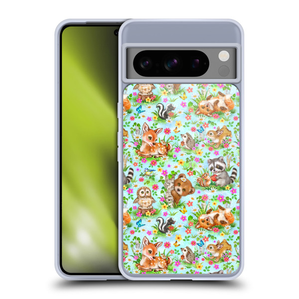 Kayomi Harai Magical Fantasy Woodland Spring Pattern Soft Gel Case for Google Pixel 8 Pro