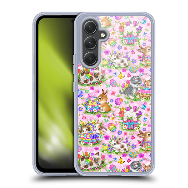 Kayomi Harai Magical Fantasy Easter Friends Pattern Soft Gel Case for Samsung Galaxy A54 5G
