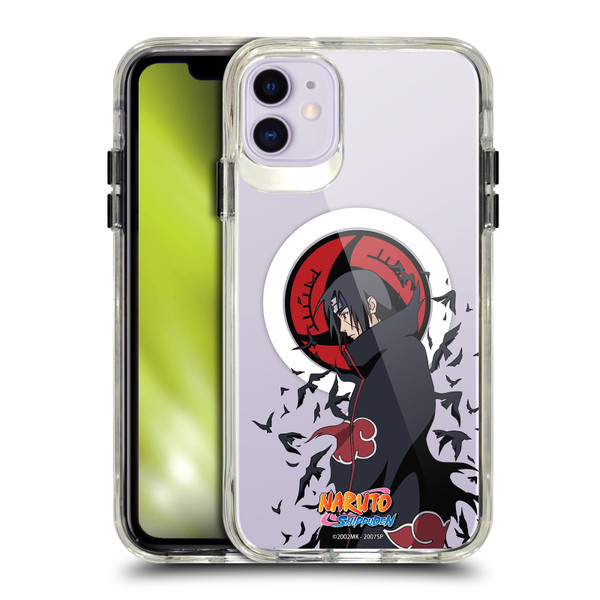 Naruto Shippuden Characters & Icons Itachi Uchiha SHOCKPROOF BUMPER CASE COMPATIBLE WITH Apple iPhone 11 & MAGSAFE