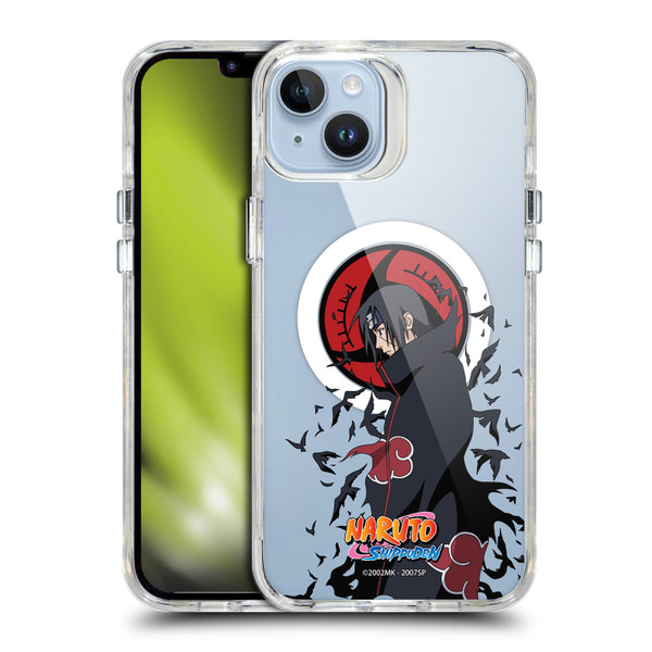 Naruto Shippuden Characters & Icons Itachi Uchiha SHOCKPROOF BUMPER CASE COMPATIBLE WITH Apple iPhone 14 Plus & MAGSAFE