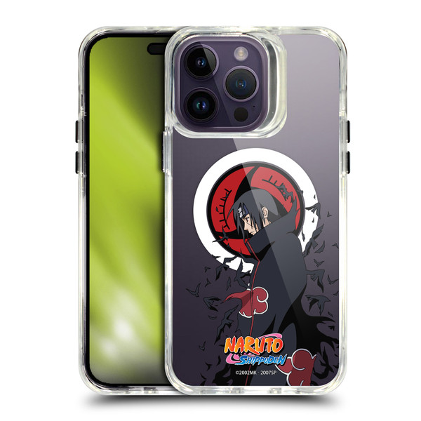 Naruto Shippuden Characters & Icons Itachi Uchiha SHOCKPROOF BUMPER CASE COMPATIBLE WITH Apple iPhone 14 Pro Max & MAGSAFE