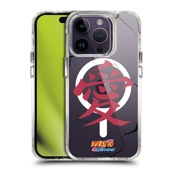 Naruto Shippuden Characters & Icons Gaara Tattoo SHOCKPROOF BUMPER CASE COMPATIBLE WITH Apple iPhone 14 Pro & MAGSAFE