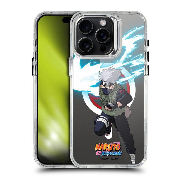 Naruto Shippuden Characters & Icons Kakashi Hatake SHOCKPROOF BUMPER CASE COMPATIBLE WITH Apple iPhone 15 Pro Max & MAGSAFE