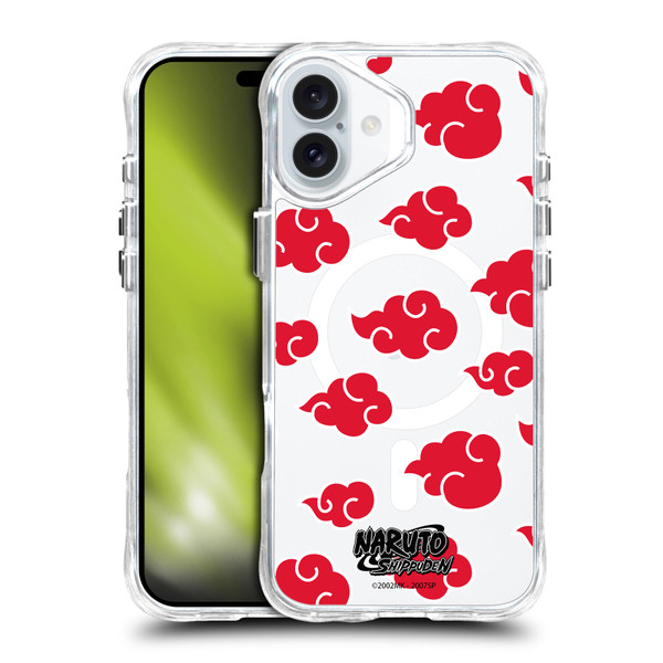 Naruto Shippuden Characters & Icons Akatsuki SHOCKPROOF BUMPER CASE COMPATIBLE WITH Apple iPhone 16 Plus & MAGSAFE