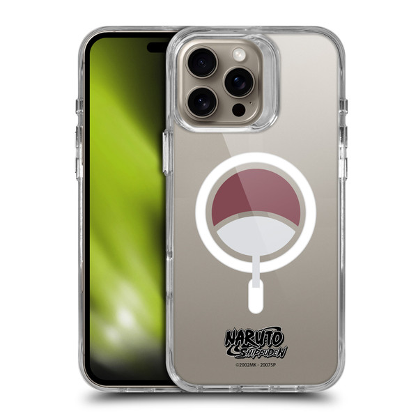 Naruto Shippuden Characters & Icons Uchiha Clan SHOCKPROOF BUMPER CASE COMPATIBLE WITH Apple iPhone 16 Pro Max & MAGSAFE