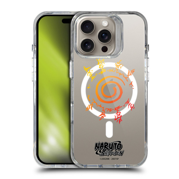 Naruto Shippuden Characters & Icons Kurama Seal SHOCKPROOF BUMPER CASE COMPATIBLE WITH Apple iPhone 16 Pro & MAGSAFE