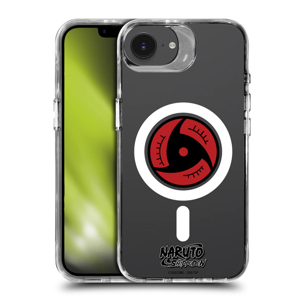 Naruto Shippuden Characters & Icons Itachi Mangekyo Sharingan SHOCKPROOF BUMPER CASE COMPATIBLE WITH Apple iPhone 16e & MAGSAFE