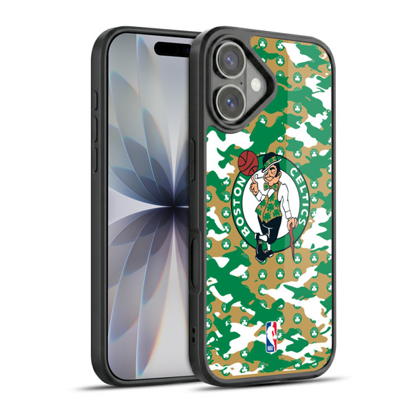 NBA Boston Celtics Camouflage Gel Armour Case For Apple iPhone 17
