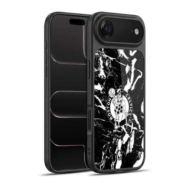 NBA Boston Celtics Black Marble Gel Armour Case For Apple iPhone 17 Air