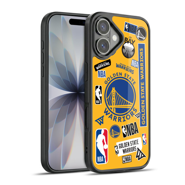 NBA Golden State Warriors Sticker Collage Gel Armour Case For Apple iPhone 17