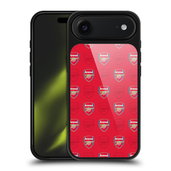 Arsenal FC Crest Patterns Red Gel Armour Case For Apple iPhone 17 Air