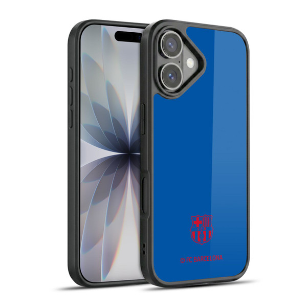 FC Barcelona Crest Patterns Blue Gel Armour Case For Apple iPhone 17