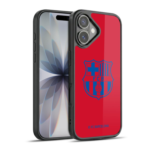 FC Barcelona Crest Patterns Red Gel Armour Case For Apple iPhone 17
