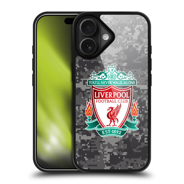 Liverpool Football Club Digital Camouflage Away Colours Crest Gel Armour Case For Apple iPhone 17