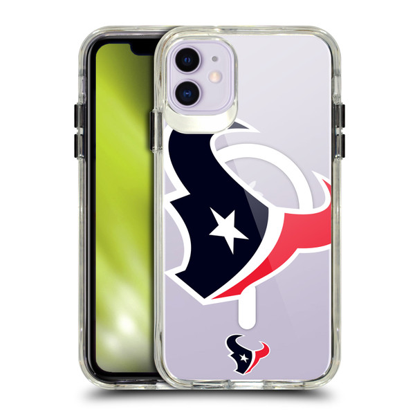NFL Houston Texans Oversized SHOCKPROOF BUMPER CASE COMPATIBLE WITH Apple iPhone 11 & MAGSAFE
