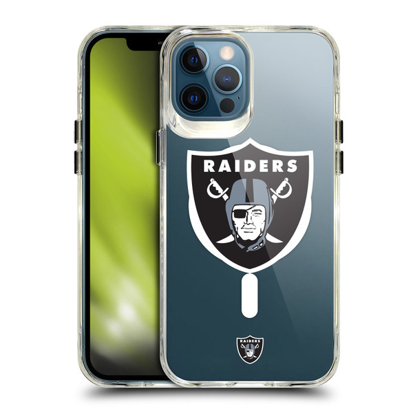NFL Las Vegas Raiders Oversized SHOCKPROOF BUMPER CASE COMPATIBLE WITH Apple iPhone 12 Pro Max & MAGSAFE