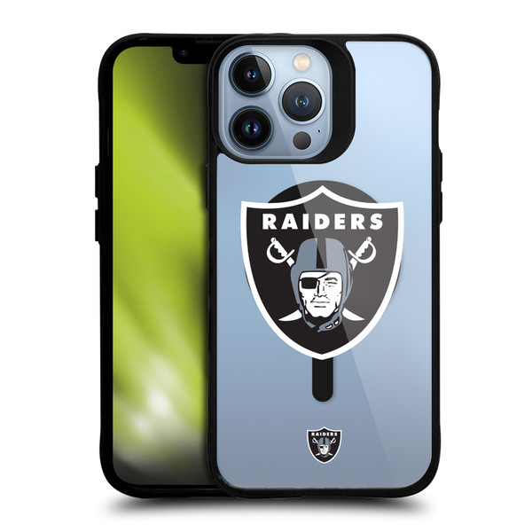 NFL Las Vegas Raiders Oversized BLACK SHOCKPROOF BUMPER CASE COMPATIBLE WITH Apple iPhone 13 Pro Max & MAGSAFE