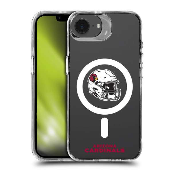 NFL Arizona Cardinals Helmet Logotype SHOCKPROOF BUMPER CASE COMPATIBLE WITH Apple iPhone 16e / Apple iPhone 17e & MAGSAFE