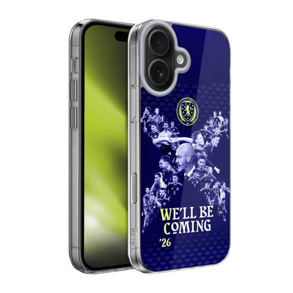 Scotland National Football Team 2026 We'll Be Coming Graphics Soft Gel Case for Apple iPhone 17