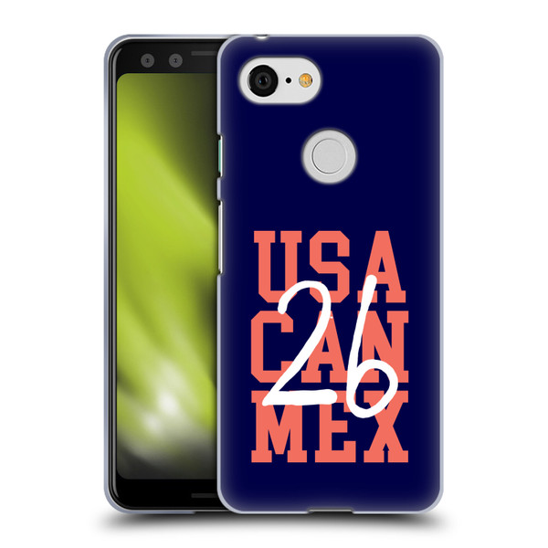 Scotland National Football Team 2026 We'll Be Coming Blue Soft Gel Case for Google Pixel 3