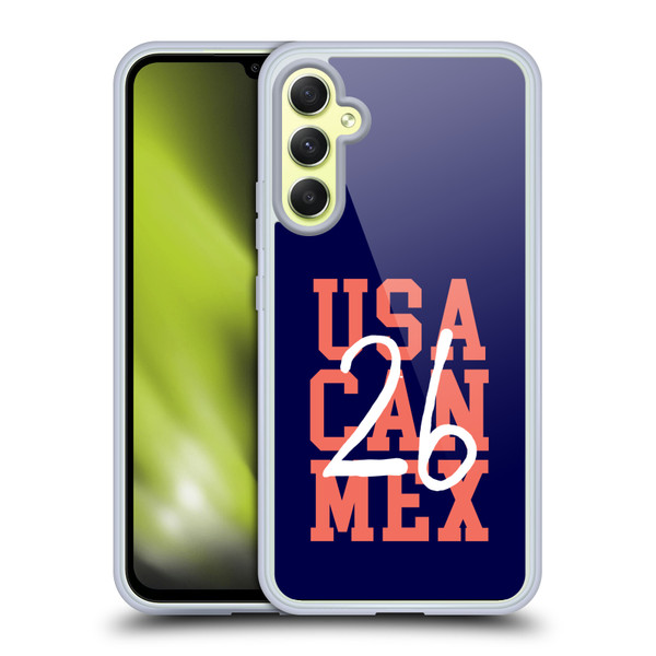 Scotland National Football Team 2026 We'll Be Coming Blue Soft Gel Case for Samsung Galaxy A34 5G