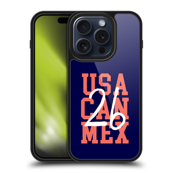 Scotland National Football Team 2026 We'll Be Coming Blue Gel Armour Case For Apple iPhone 15 Pro