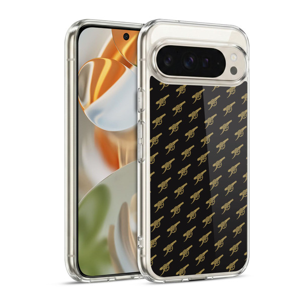 Arsenal FC Crest Patterns Gunners Soft Gel Case for Google Pixel 9 / Pixel 9 Pro