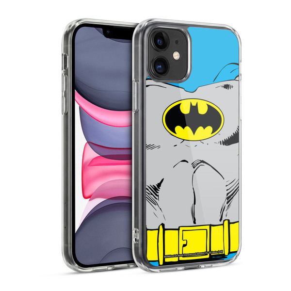 Batman DC Comics Logos Classic Costume Soft Gel Case for Apple iPhone 11